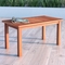 CorLiving Miramar Hardwood Outdoor Coffee Table - Image 3 of 4