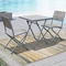 CorLiving Gallant 3 pc. Outdoor Folding Bistro Set - Image 2 of 4