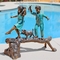 Design Toscano The Adventure Boy and Girl on Log Cast Bronze Garden Statue - Image 4 of 4