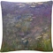 Trademark Fine Art Claude Monet Water Lilies 2 Decorative Throw Pillow - Image 1 of 3