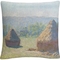 Trademark Fine Art Claude Monet Haystacks End Of Summer Decorative Throw Pillow - Image 1 of 3