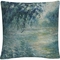 Trademark Fine Art Claude Monet Morning On The Seine Decorative Throw Pillow - Image 1 of 3