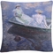 Trademark Fine Art Claude Monet On The Boat Decorative Throw Pillow - Image 1 of 3