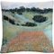Trademark Fine Art Claude Monet Poppy Field Near Giverny Decorative Throw Pillow - Image 1 of 3