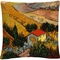 Trademark Fine Art Vincent van Gogh Landscape with House Decorative Throw Pillow - Image 1 of 3