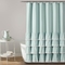 Lush Decor Ella Lace Ruffle 72 x 72 in. Single Shower Curtain - Image 1 of 2