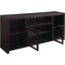 Scott Living Breckinridge Transitional TV Console with Glass Doors - Image 1 of 2