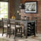 Rokane Counter Table Set with 4 Counter Stools - Image 1 of 4
