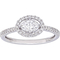 Diamore 14K White Gold 3/4 CTW Diamond Floating Halo Engagement Ring - Image 1 of 4