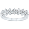 10K White Gold Diamond Accent Fashion Ring - Image 1 of 2
