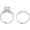 10K White Gold 1 1/4 CTW Diamond Ring, Size 7 - Image 3 of 4