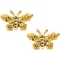 Kids November Birthstone Butterfly Earrings - Image 1 of 2