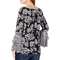 INC International Concepts Floral Print Tiered Ruffle Peasant Top - Image 2 of 2