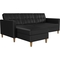 DHP Hartford Storage Sectional Futon with Chaise - Image 1 of 4