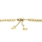 14K Yellow Gold Over Sterling Silver Diamond Accent Bolo Bracelet - Image 2 of 3