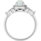 Enchanted Disney 1/10 CTW Diamond and Lab Created Opal Cinderella Carriage Ring - Image 2 of 4