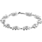 Animal's Rock Sterling Silver Accent Diamond Elephant Bracelet - Image 1 of 3