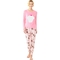 Sleep Zenista Pajama Set with Sequins Applique - Image 1 of 3