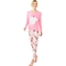 Sleep Zenista Pajama Set with Sequins Applique - Image 3 of 3