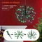 Alpine Christmas Green Twig Ornament with LED Lights - Image 5 of 8