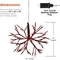 Alpine Christmas Red Twig Ornament Light - Image 4 of 8