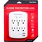 Powerzone 6 Outlet 2 USB Surge Protector Wall Tap - Image 1 of 3