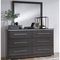 Signature Design by Ashley Steelson Dresser and Mirror Set - Image 1 of 4