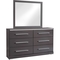 Signature Design by Ashley Steelson Dresser and Mirror Set - Image 2 of 4