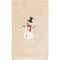 Snowman Embroidered Hand Towel in White - Image 1 of 3