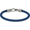Esquire Stainless Steel Blue and Black Woven Bracelet - Image 1 of 2