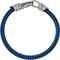 Esquire Stainless Steel Blue and Black Woven Bracelet - Image 2 of 2