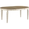 Signature Design by Ashley Realyn Oval Dining Room Extension Table - Image 1 of 4