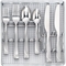 Cambridge Silversmiths Mena Frost 40 pc. Flatware Set with Chrome Buffet - Image 1 of 2
