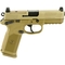 FN FNX-45 Tactical 45 ACP 4.5 in. Barrel 10 Rds 3-Mags NS Pistol Flat Dark Earth - Image 1 of 3