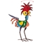 Alpine Wacky Tropical Metal Rooster Decor - Image 1 of 6