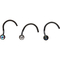 22G Stainless Steel Nose Screw 3-pk - Image 2 of 2