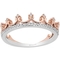 Disney Enchanted 14K Rose Gold Over Sterling Silver 1/10 CTW Diamond Ring, Size 7 - Image 1 of 4