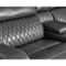 Signature Design by Ashley Samperstone 5 pc. Sectional with 3 Reclining Seats - Image 4 of 4