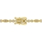 Sofia B. 14K Yellow Gold Emerald and 3/4 CTW Diamond Bar Bracelet - Image 2 of 3