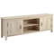 Walker Edison 70 in. Modern Farmhouse TV Stand with Beadboard Doors - Image 2 of 4