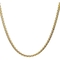 INOX Men's Stainless Steel Yellow Goldtone Fancy Chain 22 in. - Image 1 of 3