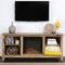 Walker Edison 58 in. Open Storage Fireplace TV Stand - Image 3 of 4