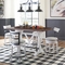Signature Design by Ashley Valebeck 5 pc. Counter Dining Set with White Stools - Image 1 of 3