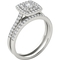 10K White Gold 3/4 CTW Diamond Bridal Set - Image 2 of 3