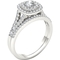 10K White Gold 1 CTW Diamond Bridal Set - Image 2 of 3