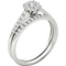 10K White Gold 1/2 CTW Diamond Bridal Set - Image 2 of 3