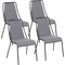 LumiSource Katana Contemporary Chair 4 pk. - Image 1 of 7