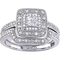 Diamore 1/3 CTW Diamond Bridal Set in Sterling Silver - Image 1 of 4