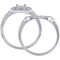 Diamore 1/3 CTW Diamond Bridal Set in Sterling Silver - Image 3 of 4
