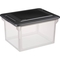 Sterilite File Box with Black Lid - Image 1 of 4